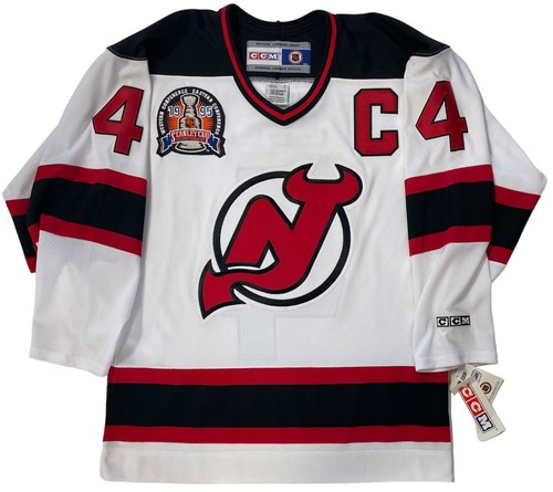 SCOTT STEVENS 1995 STANLEY CUP NEW JERSEY DEVILS STARTER TRIKOT SMALL - Bild 1 von 5