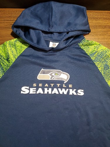 Seattle Seahawks Hoodie Men's Size Large Long Sleeve NFL Team Apparel Pullover - Picture 4 of 10