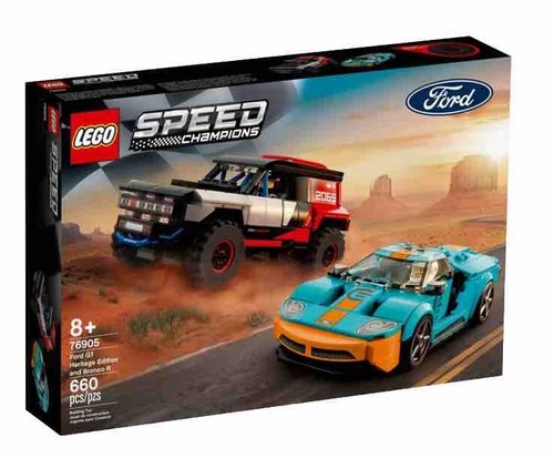 LEGO SPEED CHAMPIONS: Ford GT Heritage Edition and Bronco R Set 76905 RETIRED - Picture 2 of 4