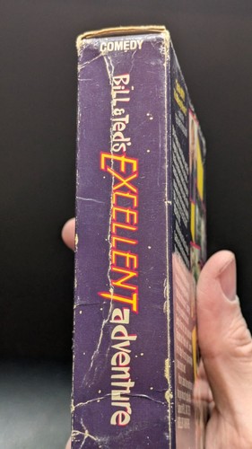 Bill and Ted's Excellent Adventure VHS 1989 VHS-Kassette * Karton hat Gebrauchsspuren - Bild 5 von 6