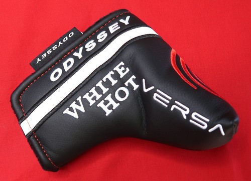 NUEVO Odyssey White Hot Versa Blade Putter HeadCover Negro/Blanco/Rojo - Imagen 4 de 4