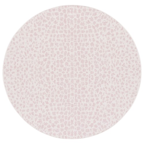 SAFAVIEH Outdoor CY8505-56212 Courtyard Ivory / Blush Pink Rug - Picture 5 of 19