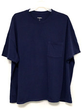 Goodfellow  Co Men's 4XL Blue Pocket Short Sleeve Relaxed Fit T-Shirt Tee