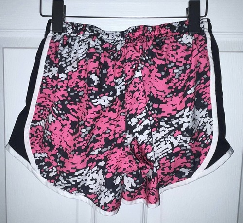 Nike Dri-Fit Girls Sz XL 2 Pair Pink Black Running Track Athletic Shorts EUC - Picture 8 of 12