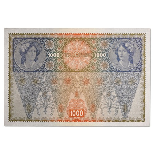 Autriche - billet 1000 kronen 1902 - NEUF - non circulé - P.60 - Imagen 2 de 2