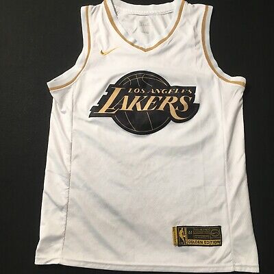 Kobe Bryant Los Angeles Lakers Autographed Gold Nike Jersey with