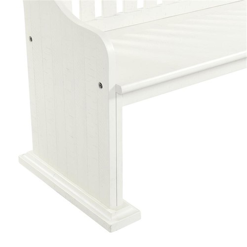 Picket House Furnishings Stanford Pew Bench in White - Picture 10 of 12