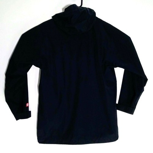 Chaqueta Element Skateboards Wind Breaker con capucha cremallera completa talla 14 negra en muy buena condición. - Imagen 3 de 11