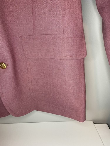 Vintage Herren Mauve 70er Jahre Palm Beach Anzug Jacke Sport Mantel Rosa 42 - Bild 5 von 9