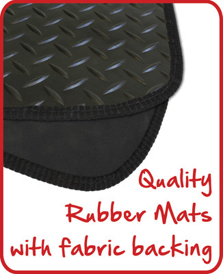 Black Tailored Carpet Floor Mats For Audi A2 2000-2005 – 4pc Set With 8 Clips – EZYCARE