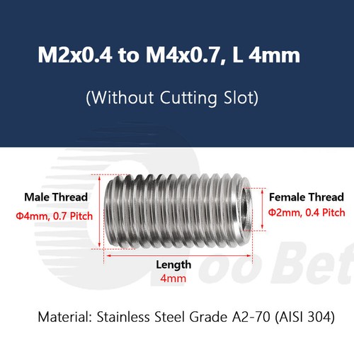 Thread Reducer Self-tapping Thread Repair Inserts Nuts M2 M3 M4 M5 M6 M8 to M20 - Picture 11 of 254