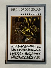 The Winged Dragon Of Ra Egyptian God Card Anime Yugioh Rare Alt Art Illustrator