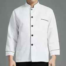 Chef Uniform Waiter Uniform Chef Coat Restaurant Jacket Kitchen Wear
