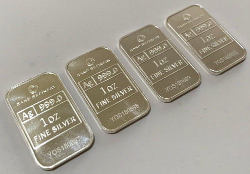 Rand Refinery 2013 Year of the Snake 1oz Silver Bar x 4 Consecutive Serial No's - Picture 8 of 8