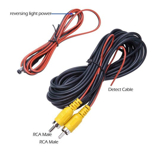 20ft RCA Video + Powers Cable Car Rear View Camera Parking Reverse Backup Camera - Picture 4 of 12