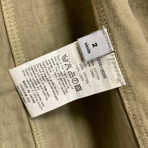 Visvim 14SS Lugli Jacket Damaged Chino size 2 beige Made in Japan - Picture 7 of 10