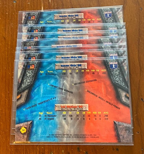 (1) 1994 Bowman’s Best CAL RIPKEN JR. #94 HOF Orioles KEVIN ORIE - Picture 2 of 2