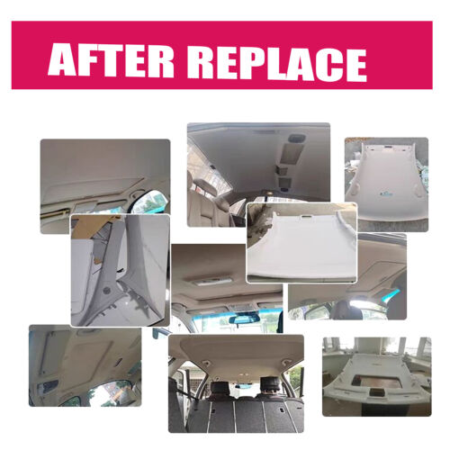 Flat Knit Headliner Materials Renew Say Goodbye to dirty stained or sagging Top - Picture 6 of 16