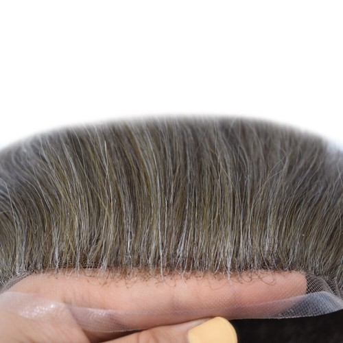 Toupet Haar für Männer Full French Lace Haarteil All Lace Männer Ersatzsysteme - Bild 94 von 126