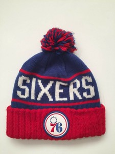 sixers pom pom hat