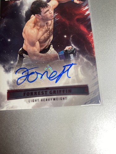 2023 UFC CHRONICLES - LUPITA GODINEZ & FORREST GRIFFIN CARD RED CHRONICLES AUTO - Bild 9 von 9