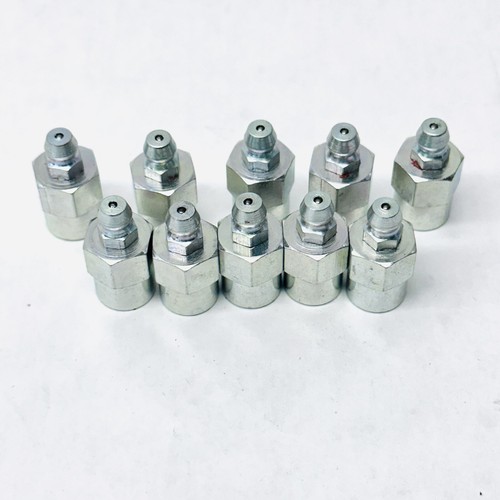 (LOT OF 10) 3/8" GREASE FITTING HEX - Picture 1 of 6
