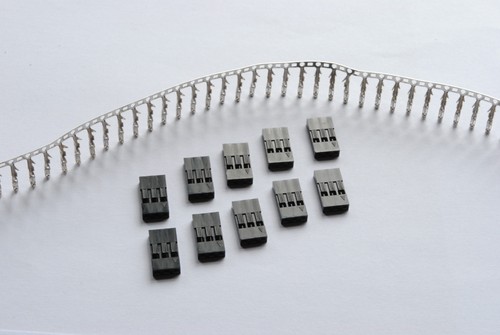 10pcs 2P 3P 4P FEMALE DUPONT JUMPER WIRE HOUSING with PIN CONNECTORS 2.54mm - Picture 2 of 3