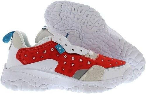Jordan Delta 2 Off-Court Shoes Size 10 White/Red - Picture 3 of 4
