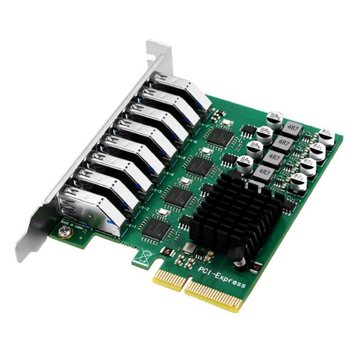 8-Port USB 3.0 PCI Express-Erweiterungskarte PCI-E X4 USB 3.0-Board USB3.0 5448 - Afbeelding 4 van 6