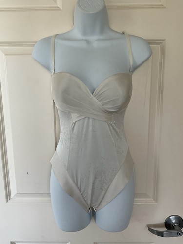 VINTAGE LA PERLA  1989 WHITE BODY SUIT LARGE
