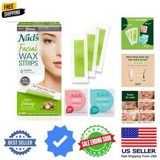 Facial Wax Strips - Hypoallergenic All Skin Types - Facial Hair Removal For W...