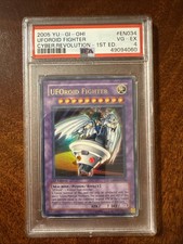 Yugioh UFOroid Fighter 1st Edition PSA 9 Ultra Rare 2005, CRV-EN034 