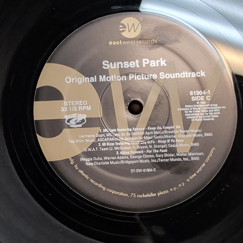 Sunset Park OST by M.C. Lyte, 2Pac, Mobb Deep, Wutang, Aaliyah... Vinyl 1996 2LP - Picture 12 of 16