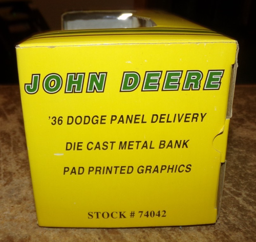 1996 liberty classics john deere martin bros. roanoke,il. 36 dodge panel van new - Bild 4 von 6