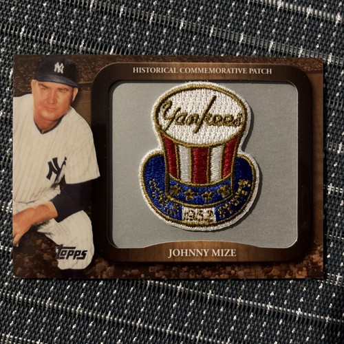 Johnny Mize 2009 Topps Legends of the Game Manufactured Commemorative Patch QTY