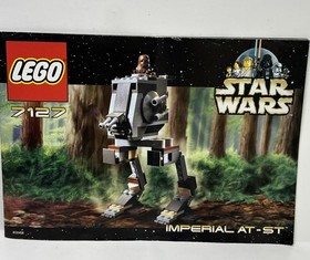 Lego Star Wars 7127 Imperial AT-ST. 100% Complete with Instructions and Minifig