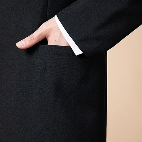 Blazer homme élégant avec boucle en métal pour vêtements décontractés prin - Imagen 17 de 32