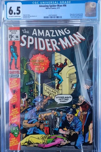 The Amazing Spider-Man #96 CGC 6.5 (Marvel Comics May 1971) Not Approved by CCA