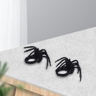 20PCS Halloween Spider Ring Plastic Ring DIY Party Plaything Plastic Ring