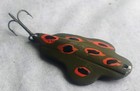 Vintage Wright & McGill? Fish Spoon, Frog Pattern, Metal — photo 2