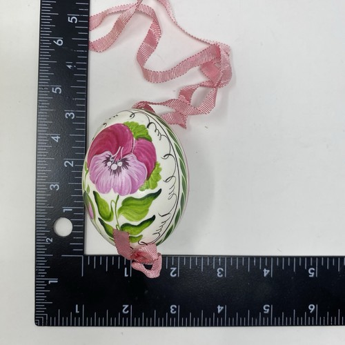 Vintage Intermun Hand Painted Eggs Easter Flowers LOT of 4 Poland Pisanki NEW - Picture 9 of 9