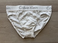 RARE NEW VINTAGE One Calvin Klein Men's Body Hip Brief White Small