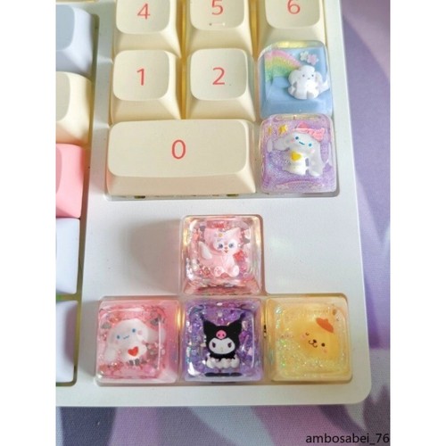 Handmade Gifts Cartoon Cinnamon Personalized Keycaps Cute Mechanical Keyboard - Picture 14 of 16