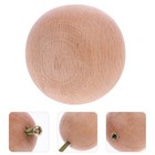  4 pcs Kitchen Cabinet Knobs Wooden Drawer Knobs Dresser Knobs Wood Ball Knobs