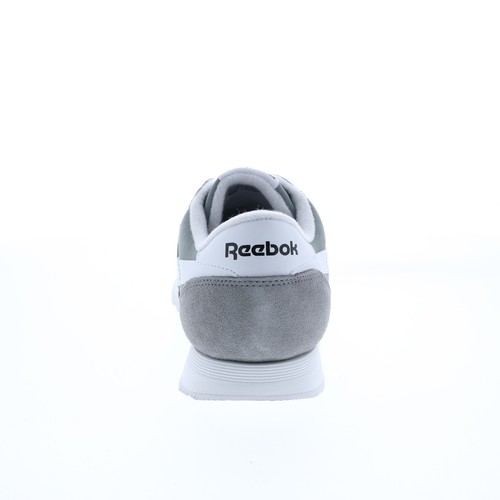 Reebok Classic Nylon Mens Gray Suede Lace Up Lifestyle Sneakers Shoes 7.5 - Picture 7 of 8