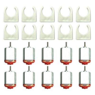 10pcs Micro 130 DC Motor Strong Magnetic Brushed Electric DC 3V -12V 25000 RP...