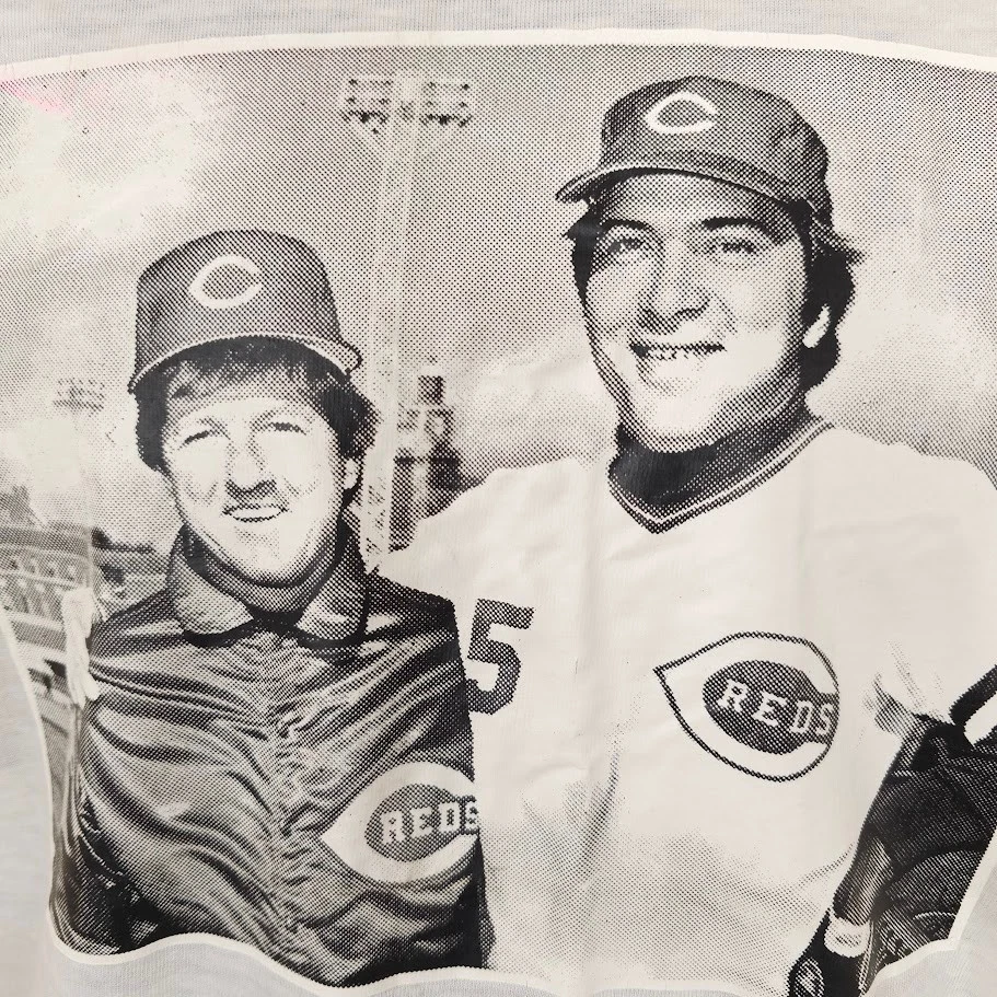 Vintage Johnny Bench T Shirt Mens Size Small White 80s Cincinnati Reds USA - Image 3 of 4