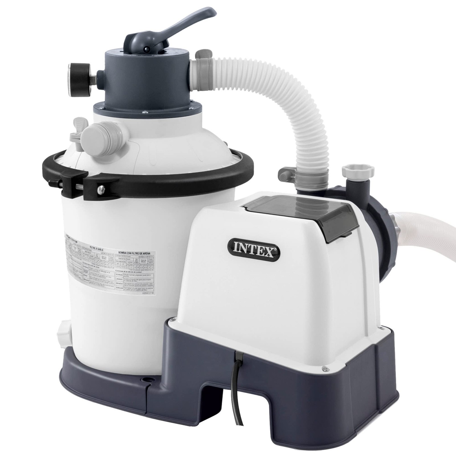 Filtro de arena Intex Krystal Clear SX1500 blanco — recambio depuradora