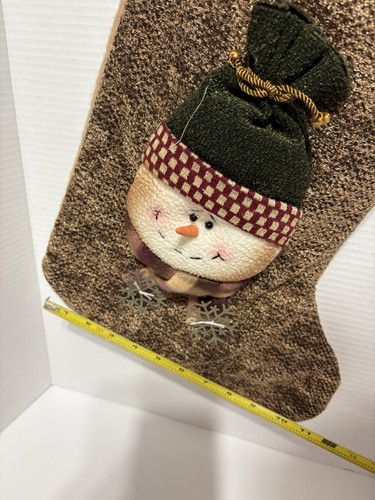 Schneemann Weihnachtsstrumpf - extra groß - Bild 3 von 3