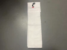 Cincinnati Bearcats Team Issued White Player Exclusive Game Towel Football QB